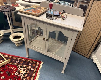 Antique shabby chic chest of drawers tea showcase side table 70x84x42cm