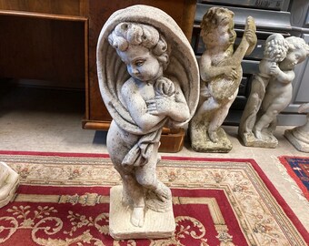 Old French statue Child as Venus 20x70x20cm