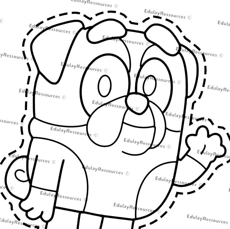 Bluey-inspired Scissor Skills Activity Pack for Kids – Preschool Fine ...