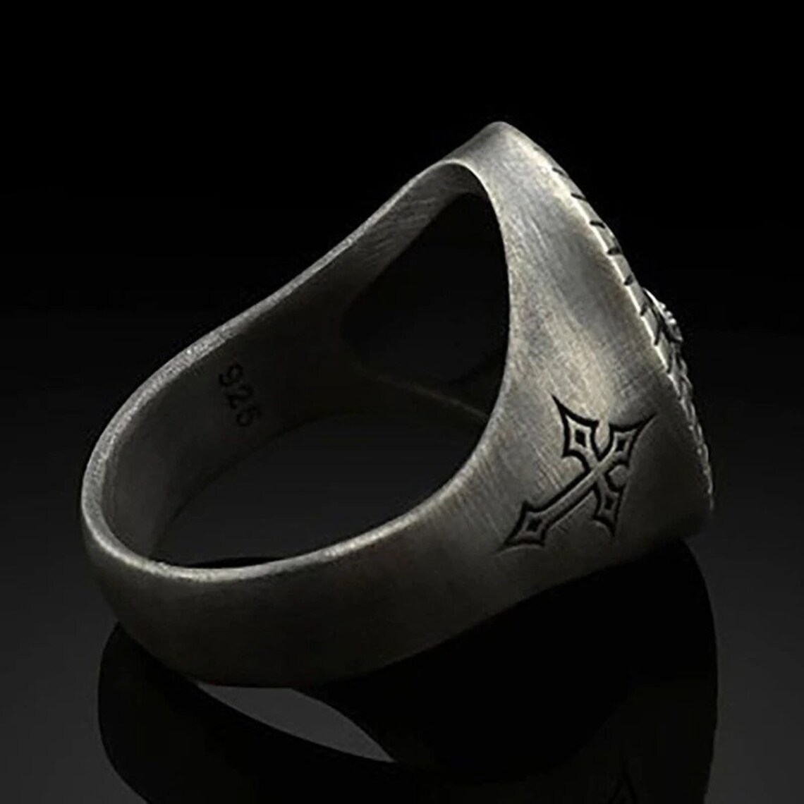 Antique Silver Cross Ring for Men and Women is a Famous Modern - Etsy