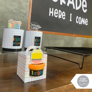 Mini Play Doh Box Template Digital Cutting File, 1 oz / 28 g - Favor Box Silhouette and Cricut - Does not include design - Caixa Mini Play Doh