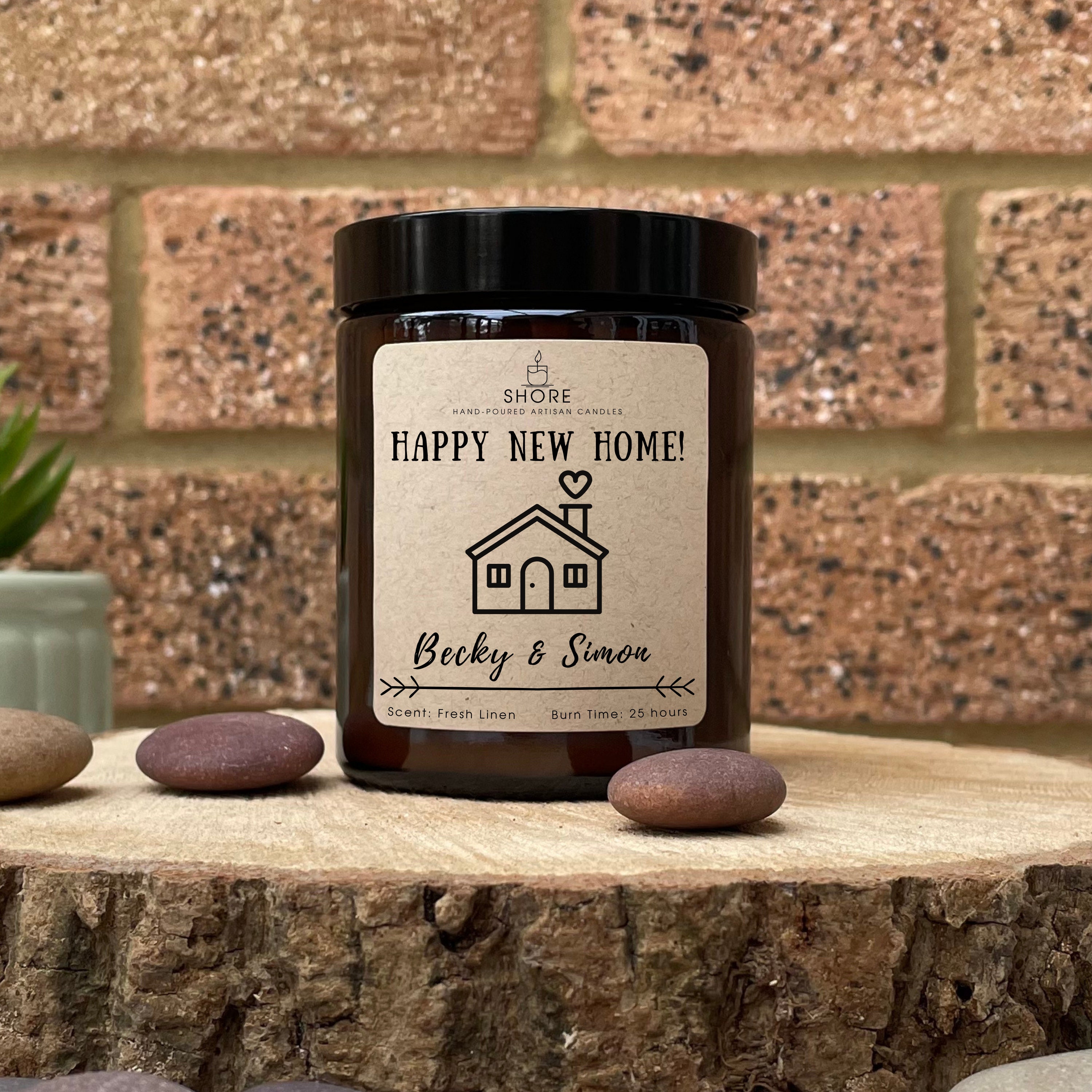 Personalised New Home Candle Gift Etsy