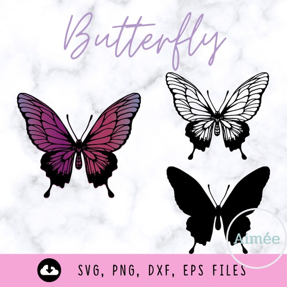 Butterfly Decal svg Cutfile for DIY Projects Layer Butterfly Etsy
