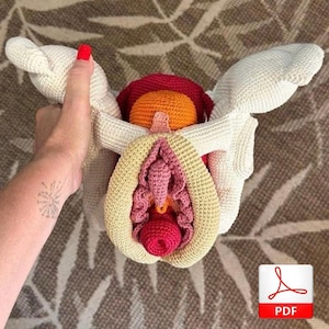 Compleet vrouwelijk bekken (Engels patroon, pdf-bestand)