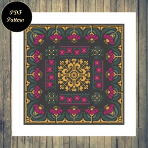 Dark Antique Sampler