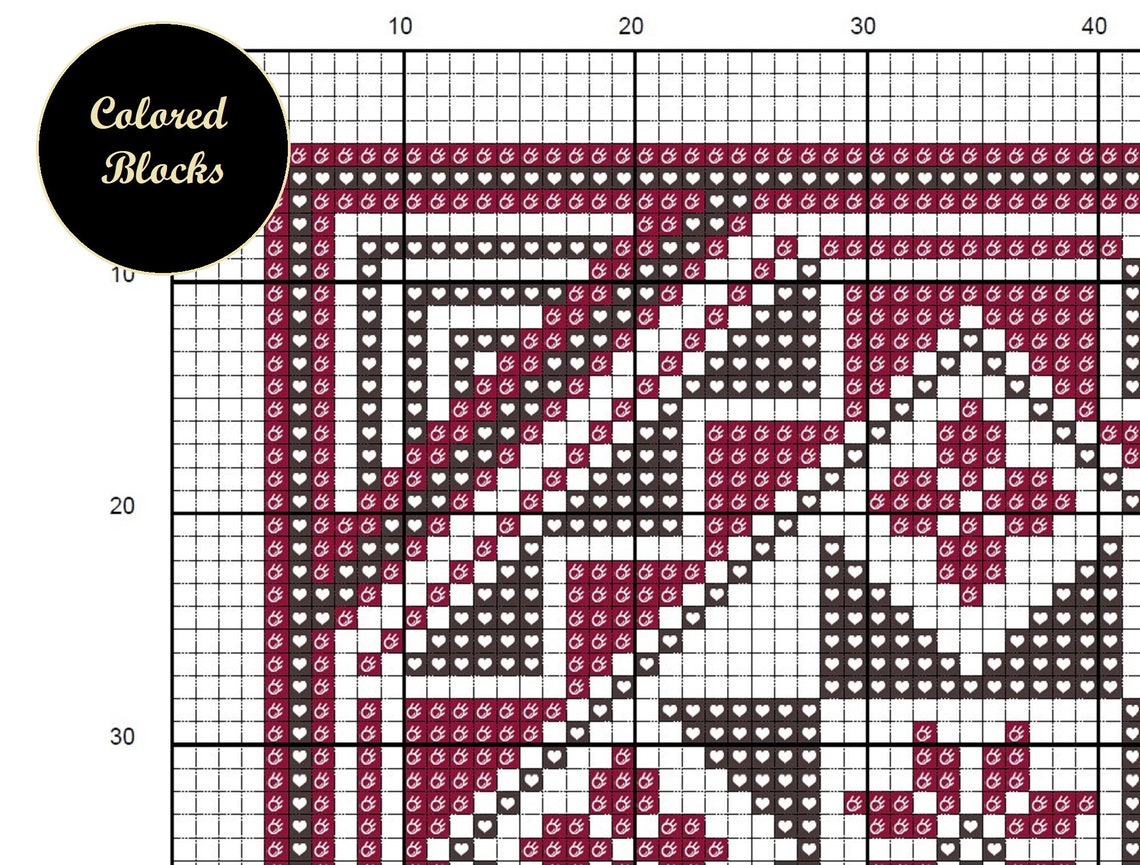 Quaker Sampler Cross Stitch Pattern Instant Download PDF Etsy