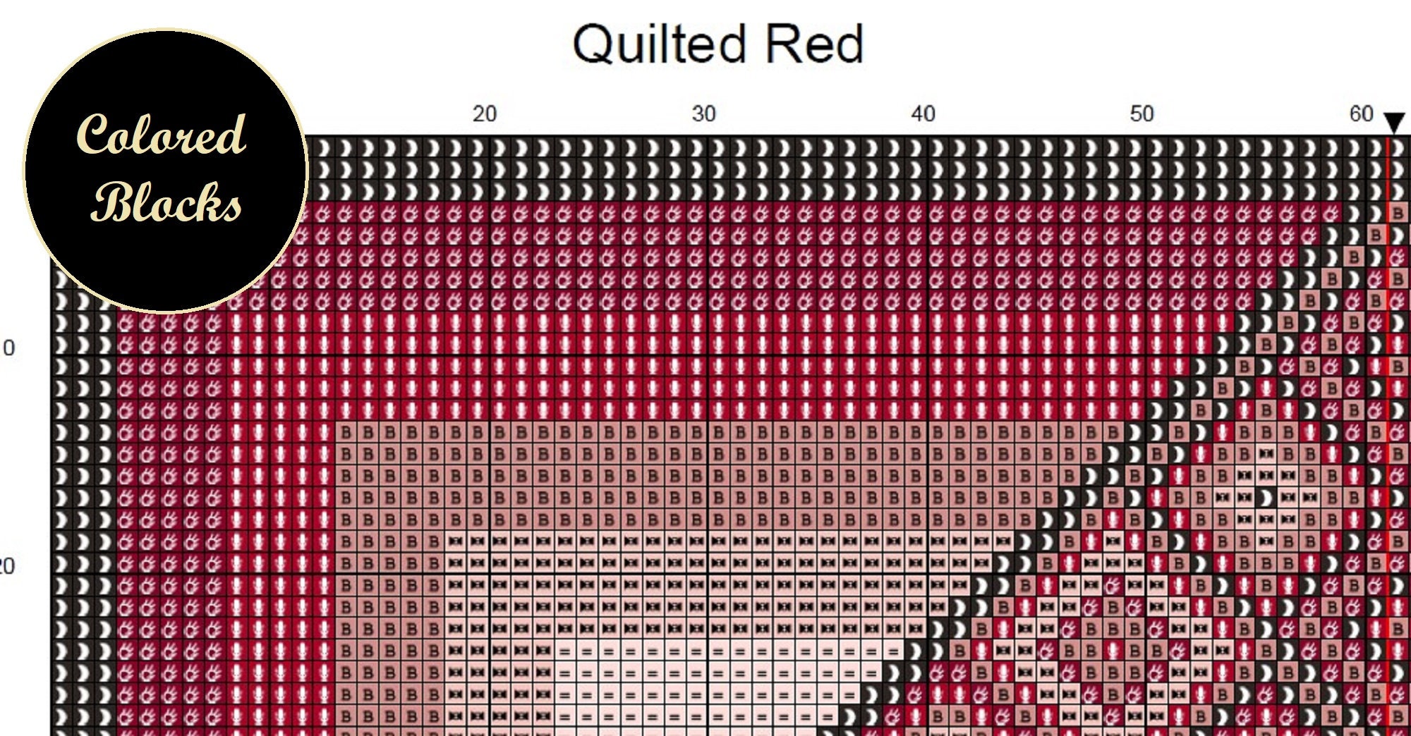 Red Cross Pattern Printable Quilted Red Cross Stitch Pattern Instant Download PDF Document - Etsy