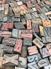 Letterpress wooden letters 