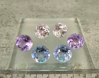 Andara Kristall für Schmuck schneiden 15 mm 3 Paare rosa, leicht lila und lila