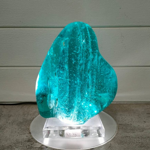 483gr ディープブルー アンダラ クリスタル モノアトミック 天然原石