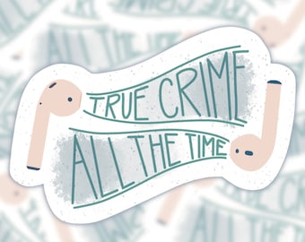 True Crime, Krimi Junkie, Krimi Sticker, Krimi Sticker, Krimi Junkie Sticker, True Crime Junkie, True Crime Geschenke, True Crime Quotes