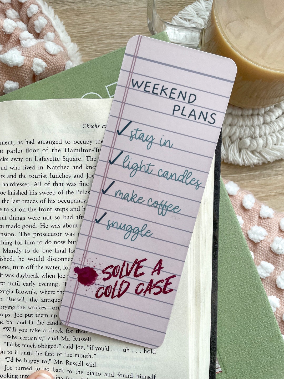 True Crime Bookmarks Bookmark Set Cute Bookmark Unique - Etsy