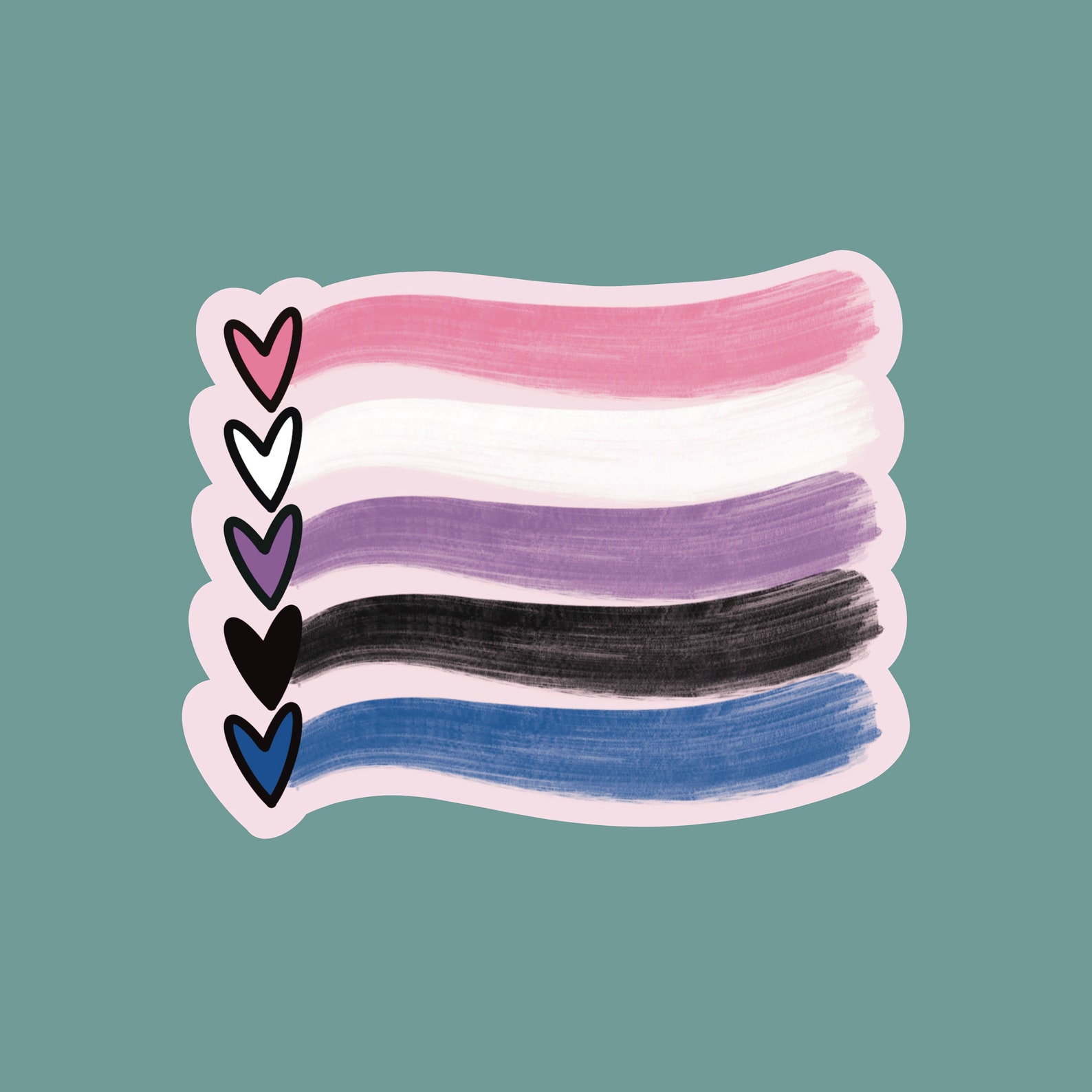 Pride Stickers Bi Pride Queer Stickers LGBT Stickers Etsy