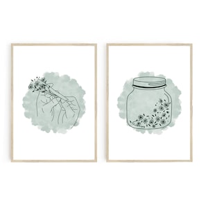 Printable Wall Art, Weed Decor, Stoner Gifts, Stoner Decor, Stoner Art, Gallery Wall Art Set, Weed Wall Art, Gallery Wall Set, Boho Wall Art image 1