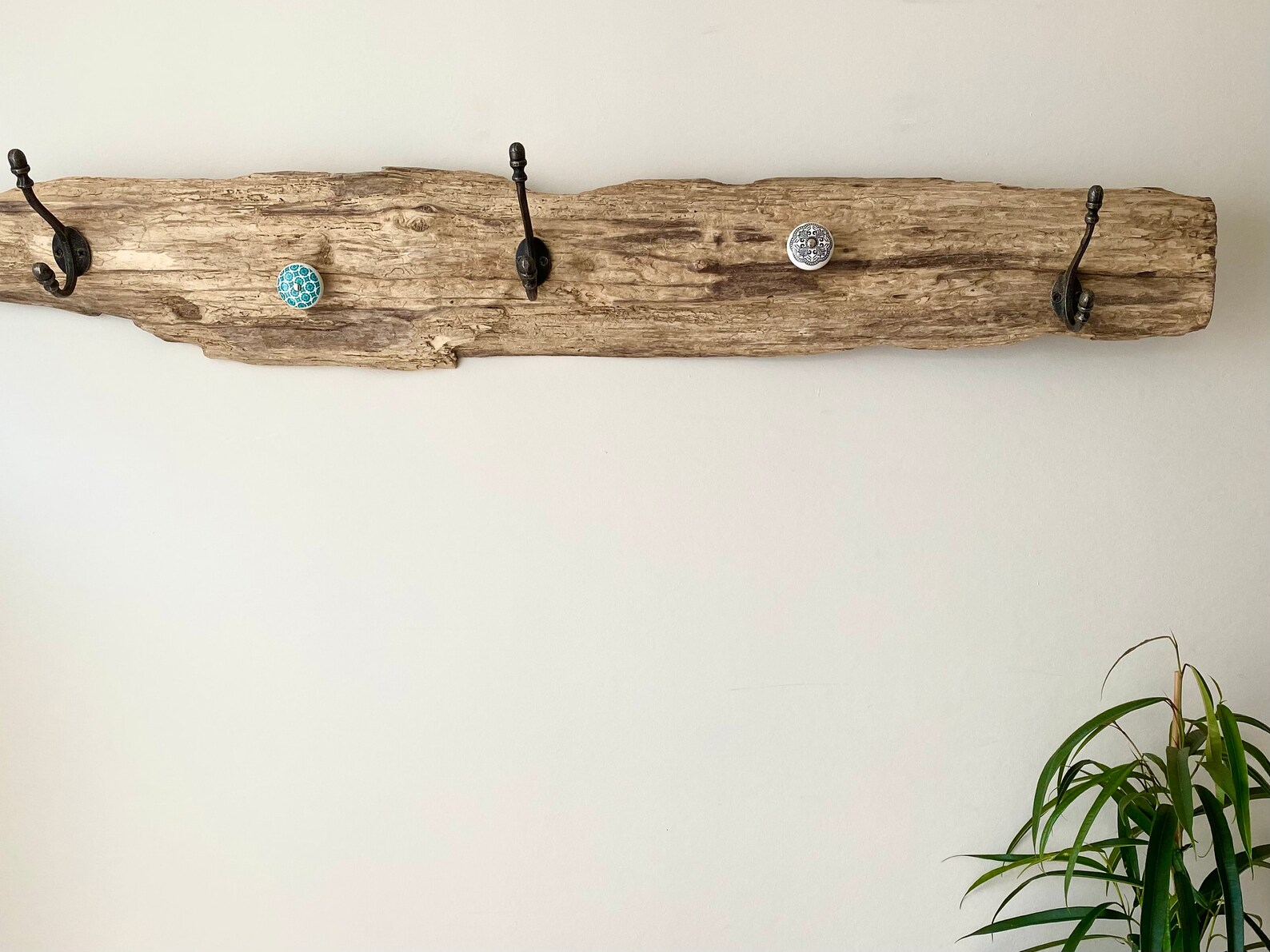 Coat rack natural coastal driftwood towel hanging Etsy