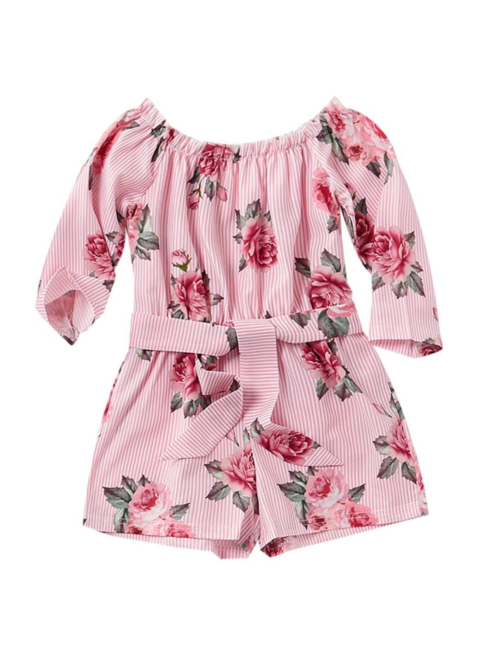 Family Matching Mom and Daughter rompers Fashion Flower Stripe Etsy