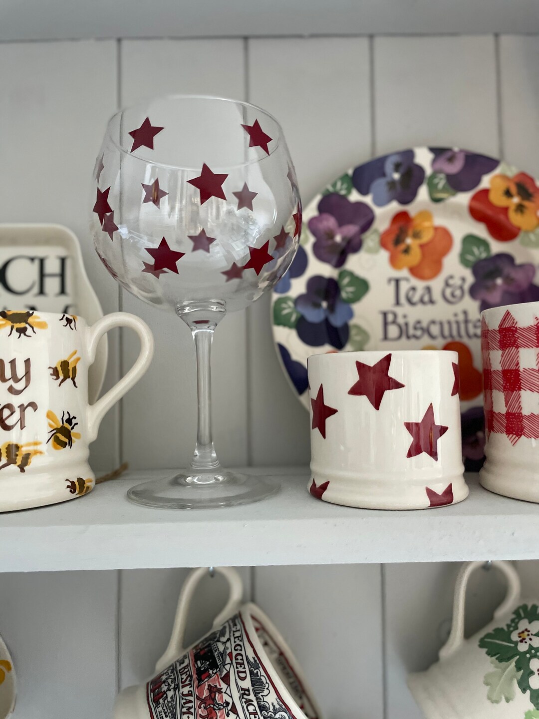 Emma Bridgewater EB Inspired Glassware Gin Glasses Etsy UK