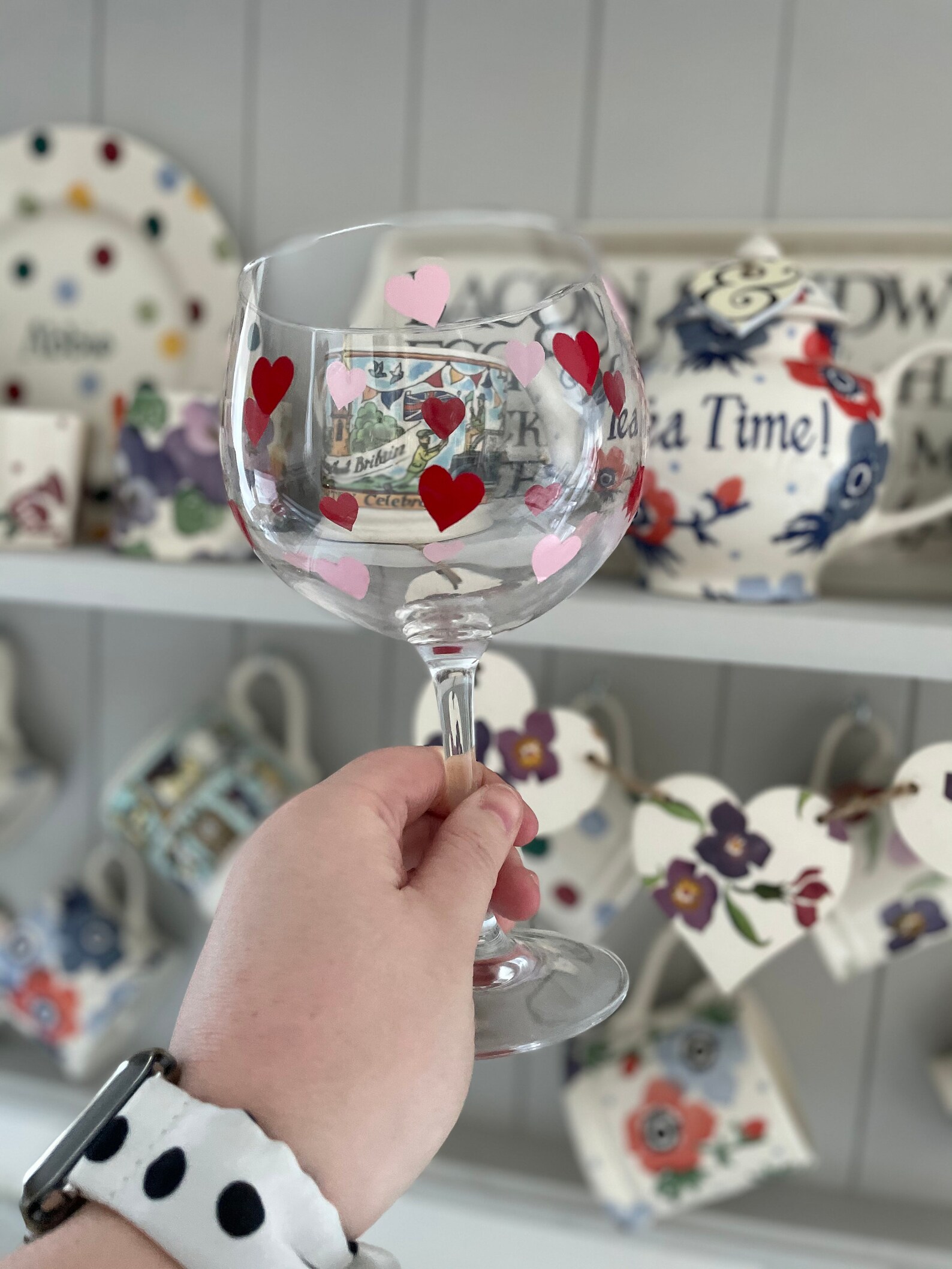 Emma Bridgewater EB Inspired Glassware Gin Glasses Etsy