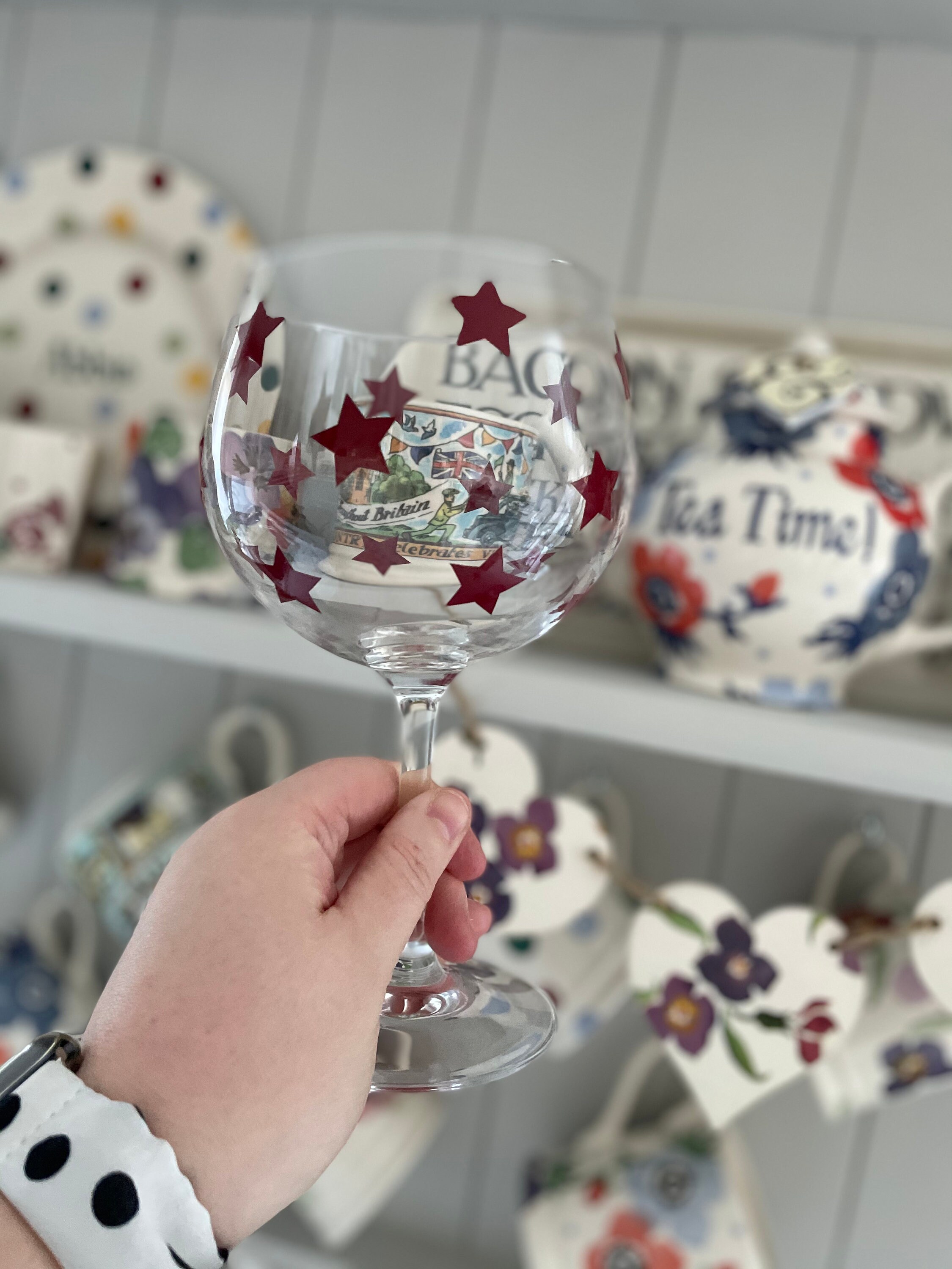Emma Bridgewater EB Inspired Glassware Gin Glasses Etsy