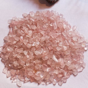 Natural Rose quartz polished chips | Free shipping | Spirituality and Healing | Good Quality Stones.