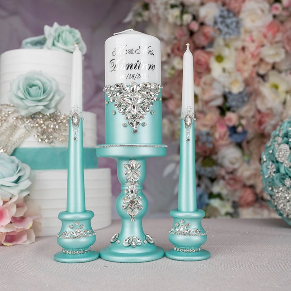 Mint Green Candles Etsy