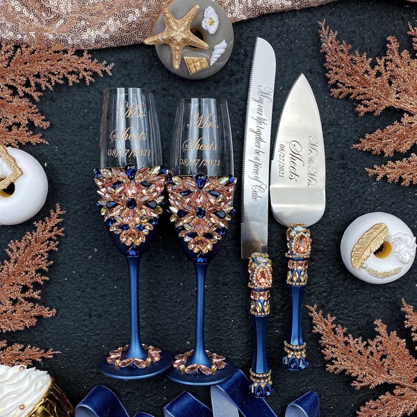 Wedding Cake Cutting Set Etsy