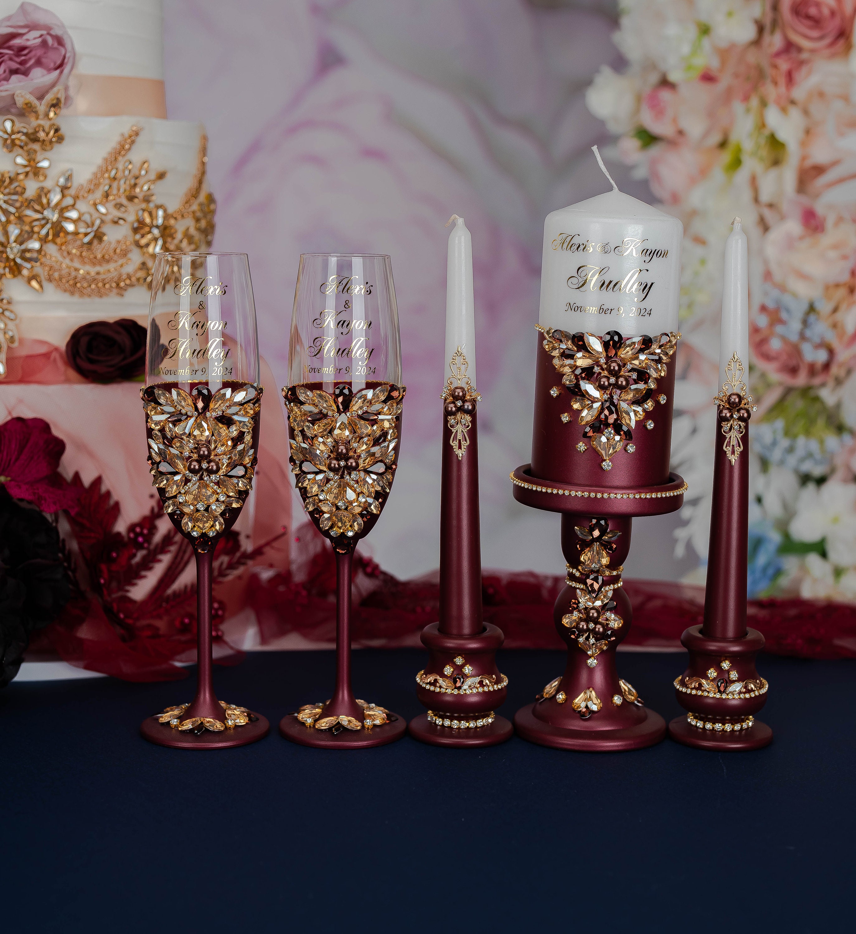 Burgundy Wedding Decorations, Maroon Wedding Decor, Wine Wedding Decor,  Burgundy Gold Wedding, Fall Wedding Decor - Etsy, image size:2750x3000