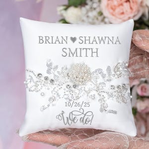 Islamic version wedding cake cutting set, Nikah, Muslim marriage, wedding cake server set, wedding engraved Quran quote, and we created you 1 Ring Bearer Pillow
