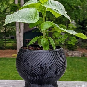 Planter 3D Print STL File, modern planter 3D Printer File, plant pot File for 3D Printers, STL, 3D model, Instant Download
