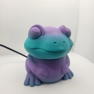 Cute Frog Phone/Phone Charger Holder/Apple Wireless Charger Dock 3D Print