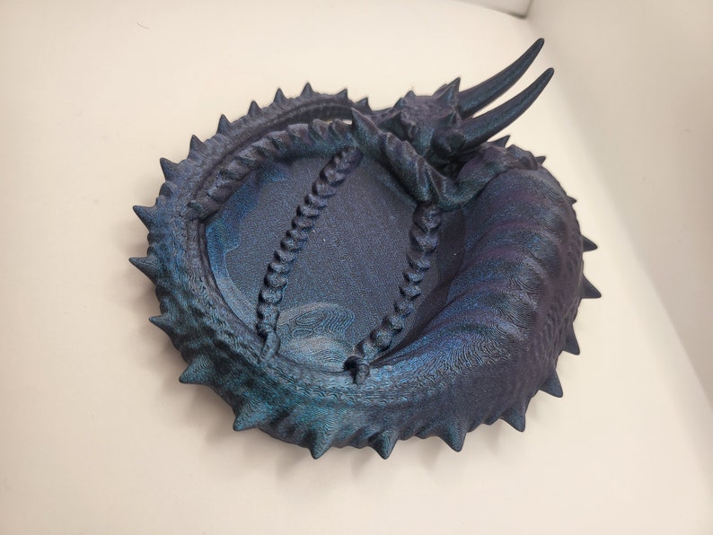 Dragon Guardian Jewelry/Trinket Tray 3D Print Bild 6