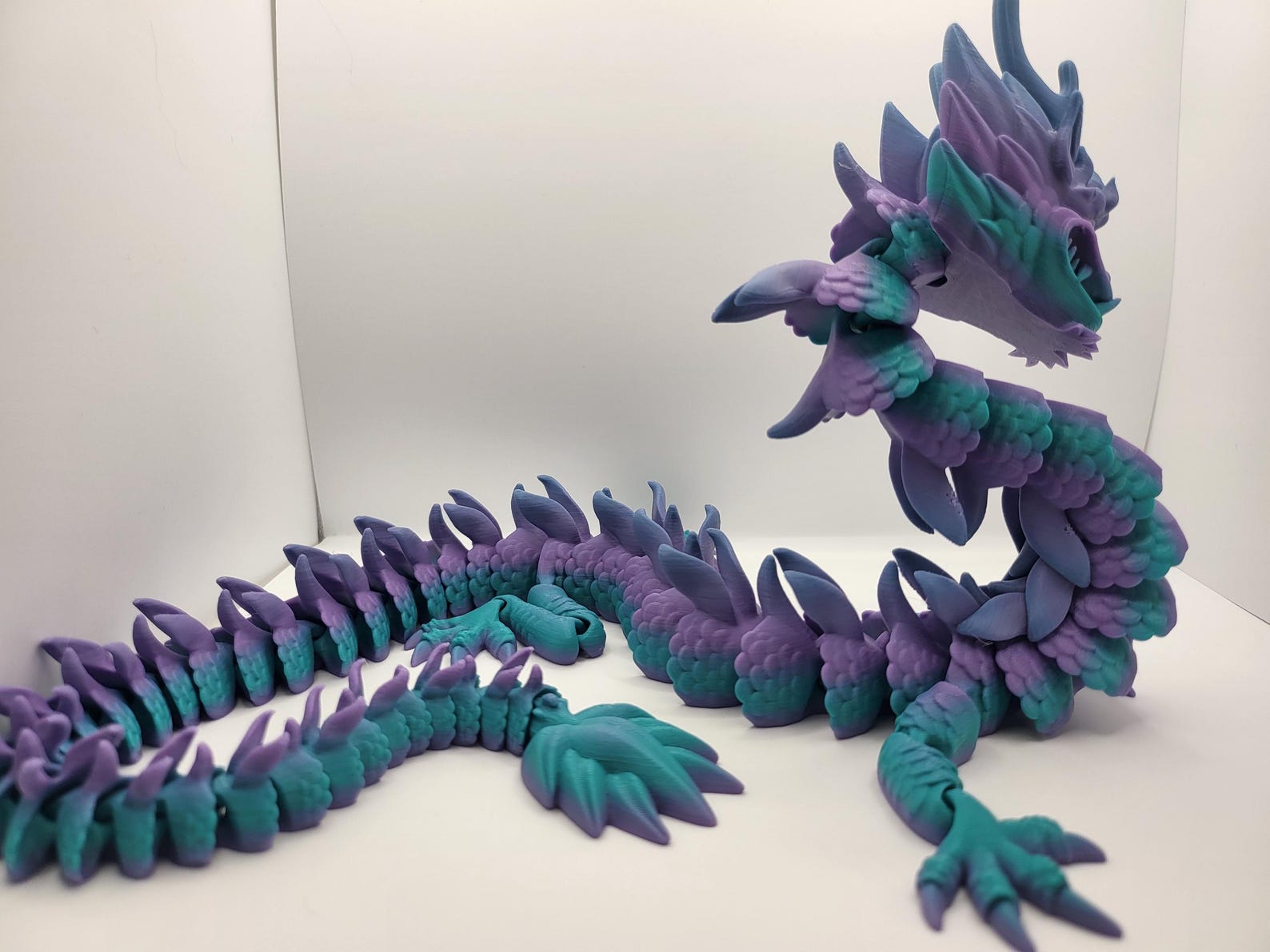 Imperial Dragon Flexi Poseable 3D Print - Etsy