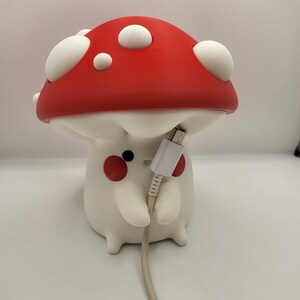 Cute Mushroom Cord Holder and Small Item Storage (3D Print)