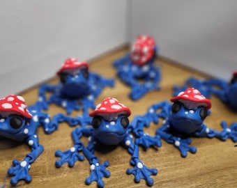 Spotted Mushroom Frogs 3D Print