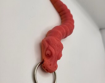 Ball Python Keychain 3D Print