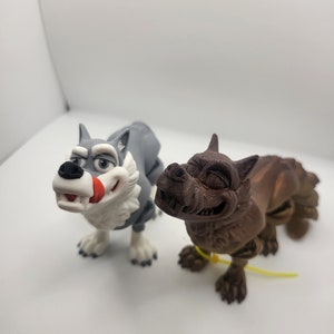 Wolf - Articulated - 3D Print