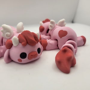 Articulated Cute Cupid Cow Flexi 3D Print