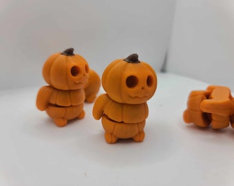 Tiny Articulated Pumpkin Boy 3D Print