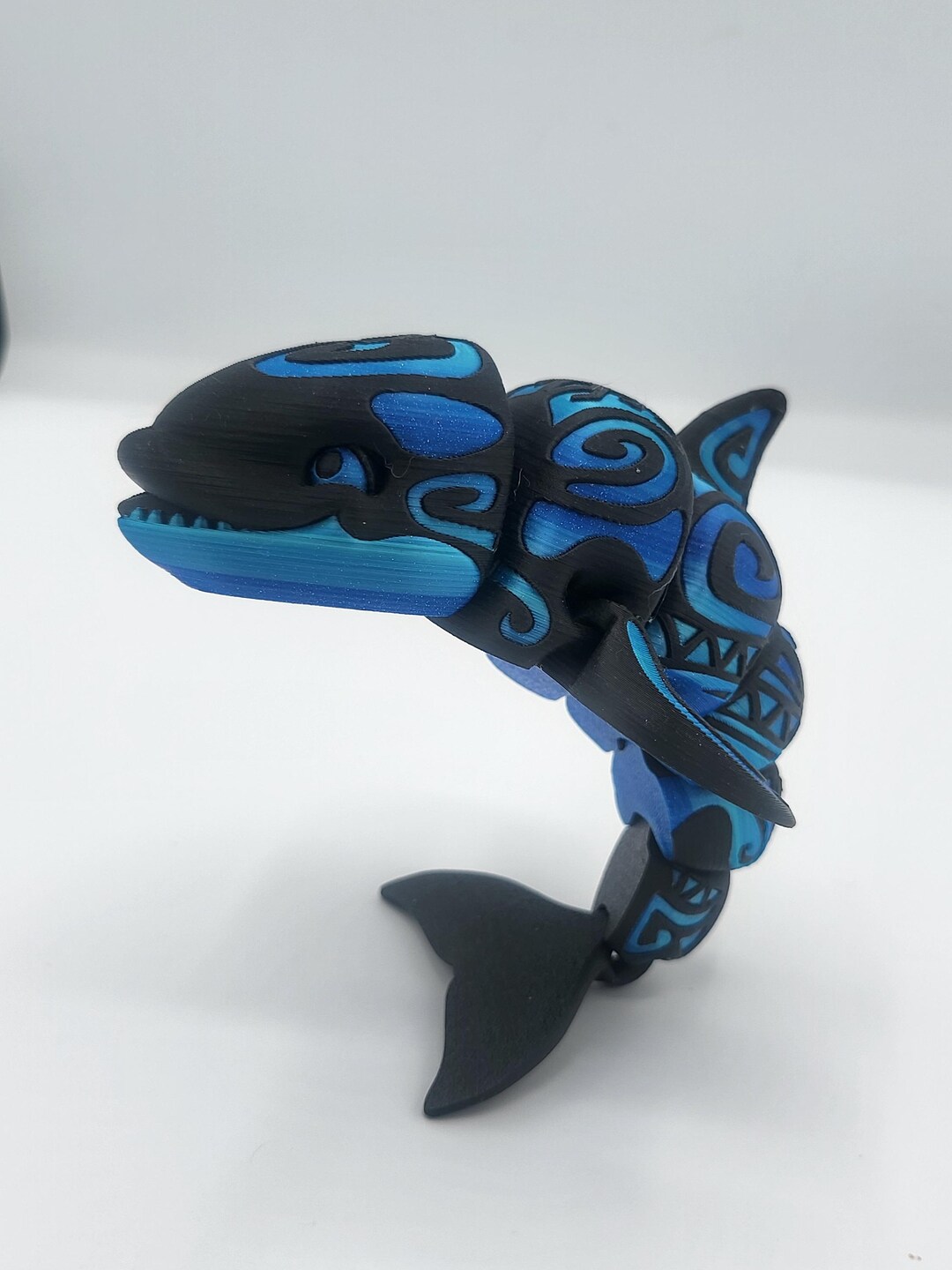 Tattooed Orca Articulated 3D Print - Etsy