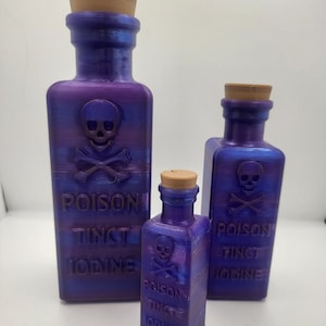 Poison Bottle Décor 3D Prints
