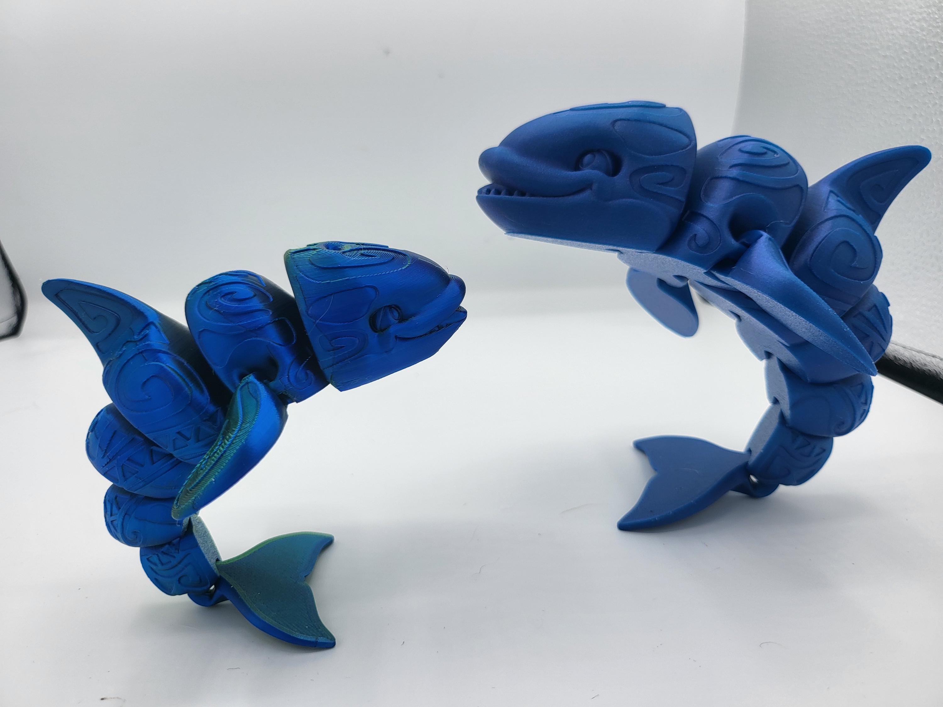 Tattooed Orca Articulated 3D Print - Etsy