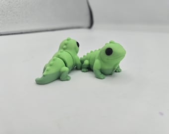 Tiny Iguana Articulated Lizard 3D Print