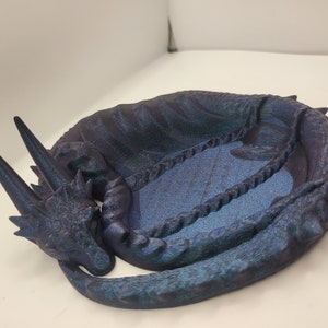 Dragon Guardian Jewelry/Trinket Tray 3D Print afbeelding 4