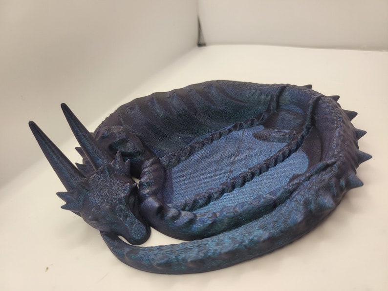 Dragon Guardian Jewelry/Trinket Tray 3D Print afbeelding 4