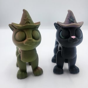 Witchy Cat Halloween Flexi 3D Print