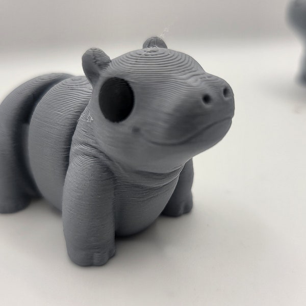 Tiny Baby Hippo Articulated 3D Print