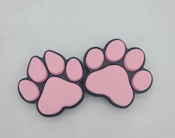 Cute Paw Print (Cat or Dog) Key Clicker Fidgets 3D Print