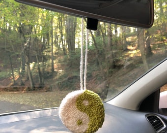 Car Mirror Hanging, Mushroom Rear-View Mirror Hanging, Car Accessories, New Car Gift, Gift for New Car, Christmas Gift