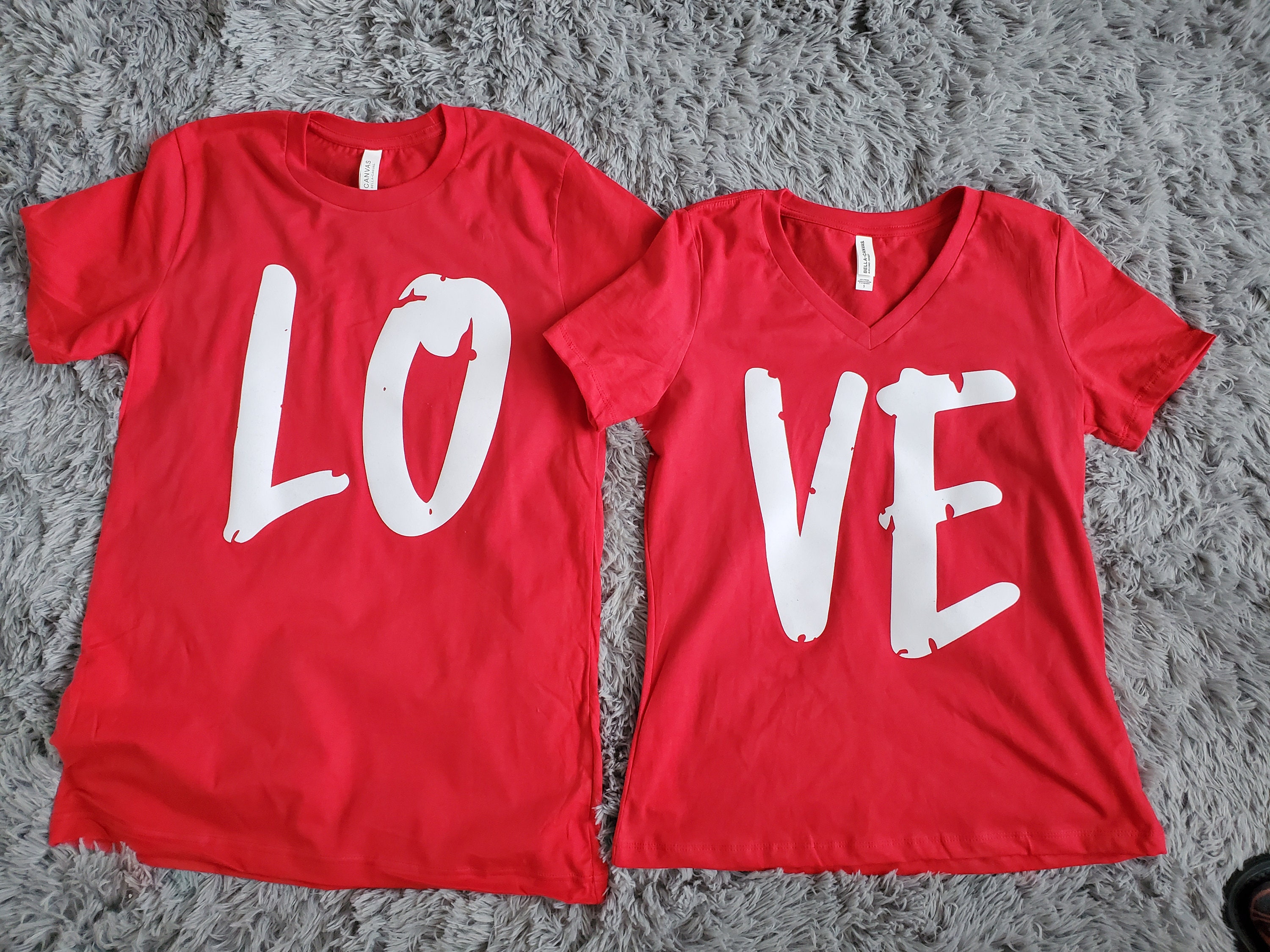 Love Shirts Couple Set Etsy