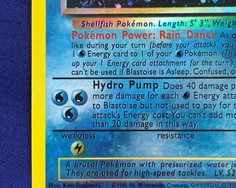ホロ カメックス ポケモンカード 基本セット 2 2/130 ホログラフィック